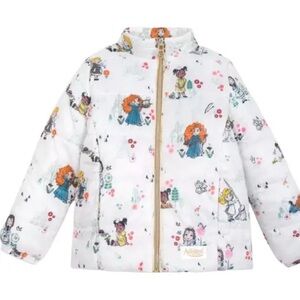 KIDS | Disney Princesses Puffer Jacket | Size 4